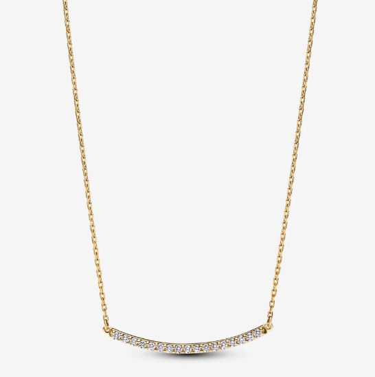 Pavé Bar Necklace