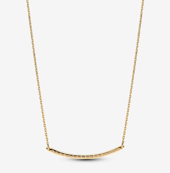 Pavé Bar Necklace