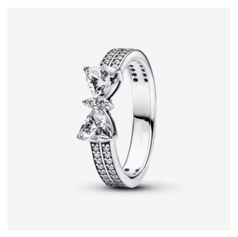 Bow Tie Crystal Ring