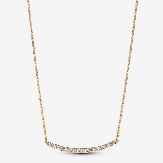 Pavé Bar Necklace