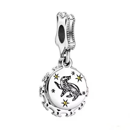 Hufflepuff Charm - 925 Sterling Silver
