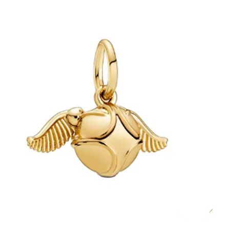 Golden Snitch Charm - 925 Sterling Silver