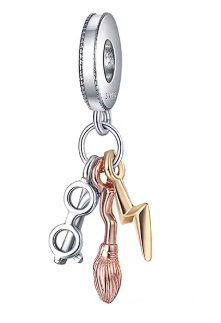 Harry Potter Symbols Charm - 925 Sterling Silver