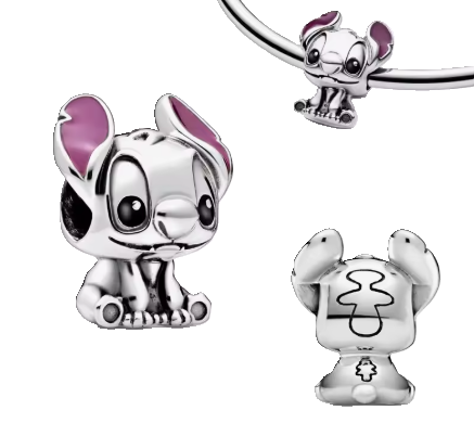 Stitch Charm - 925 Sterling Silver