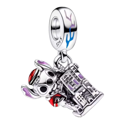 Stitch on Building Charm - 925 Sterling Silver