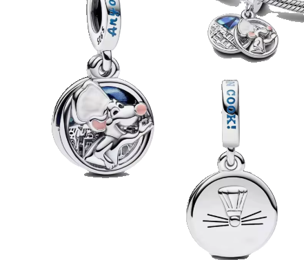 Ratatouille Charm - 925 Sterling Silver