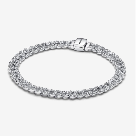 Pavé Cuban Chain Bracelet
