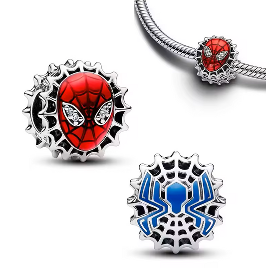 Spider Web Charm - 925 Sterling Silver